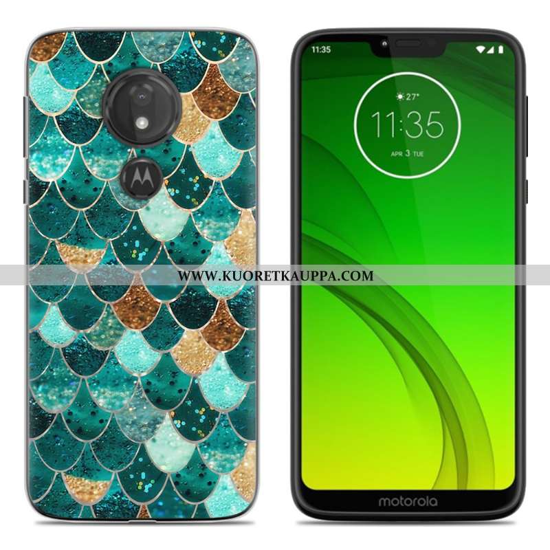 Kuori Moto G7 Play, Kuoret Moto G7 Play, Kotelo Moto G7 Play Sarjakuva Pehmeä Neste Murtumaton Maala