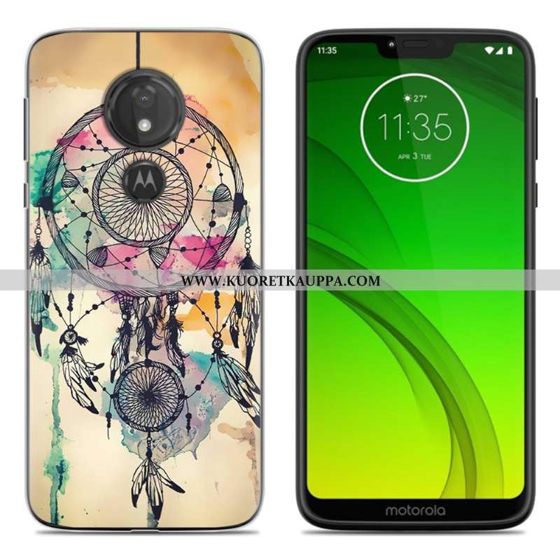 Kuori Moto G7 Play, Kuoret Moto G7 Play, Kotelo Moto G7 Play Sarjakuva Pehmeä Neste Murtumaton Maala