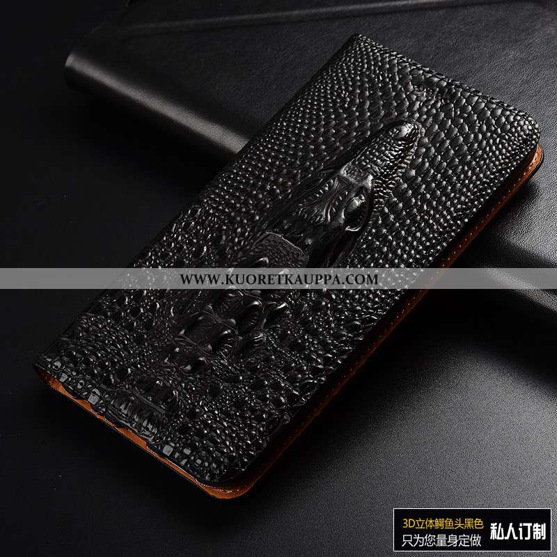 Kuori Moto G7 Play, Kuoret Moto G7 Play, Kotelo Moto G7 Play Suojaus Nahkakuori Krokotiili Murtumato