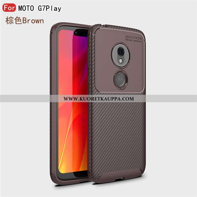 Kuori Moto G7 Play, Kuoret Moto G7 Play, Kotelo Moto G7 Play Suuntaus Pehmeä Neste Silikoni Suojaus 
