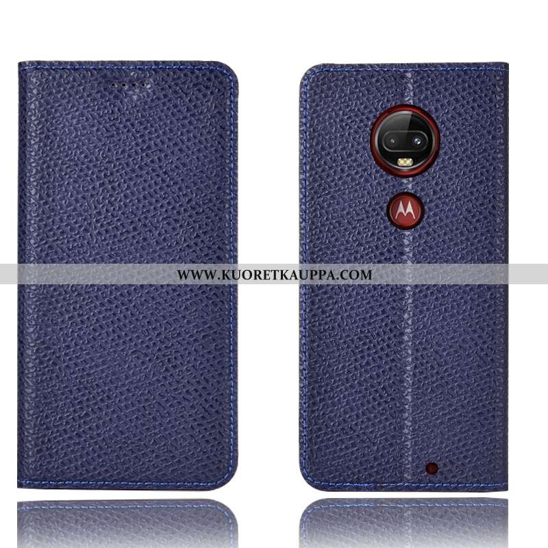 Kuori Moto G7 Plus, Kuoret Moto G7 Plus, Kotelo Moto G7 Plus Kukkakuvio Suojaus 2020 Puhelimen Musta