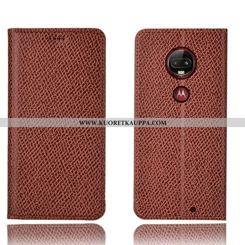 Kuori Moto G7 Plus, Kuoret Moto G7 Plus, Kotelo Moto G7 Plus Kukkakuvio Suojaus 2020 Puhelimen Musta