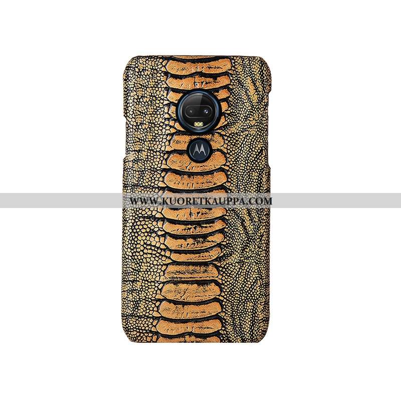 Kuori Moto G7 Plus, Kuoret Moto G7 Plus, Kotelo Moto G7 Plus Luova Aito Nahka Persoonallisuus Puheli