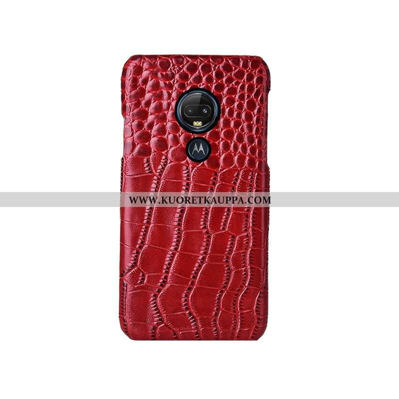 Kuori Moto G7 Plus, Kuoret Moto G7 Plus, Kotelo Moto G7 Plus Luova Aito Nahka Tila Kukkakuvio Ylelli