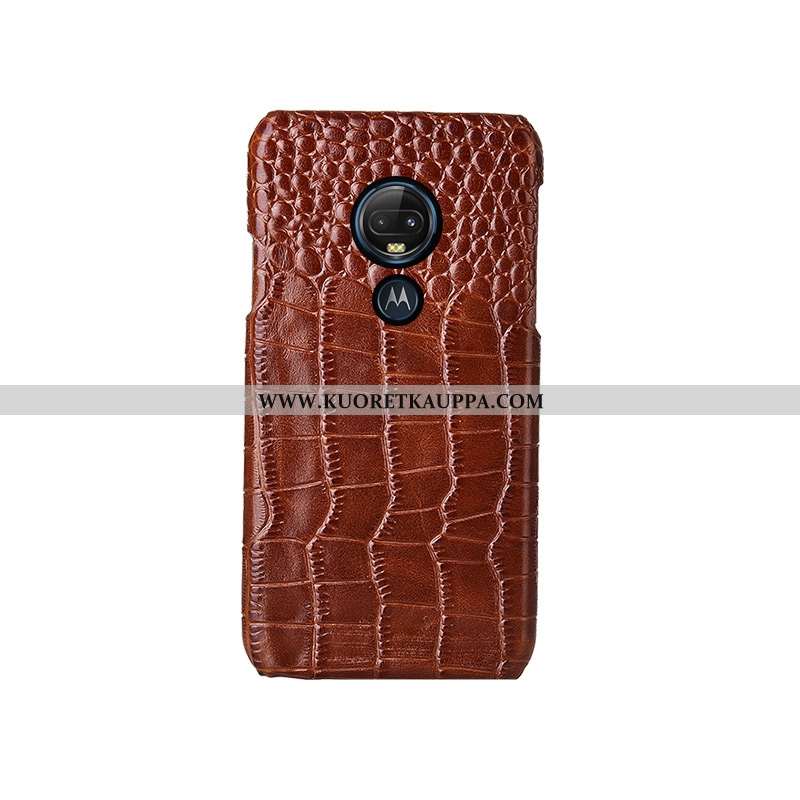 Kuori Moto G7 Plus, Kuoret Moto G7 Plus, Kotelo Moto G7 Plus Luova Aito Nahka Tila Kukkakuvio Ylelli