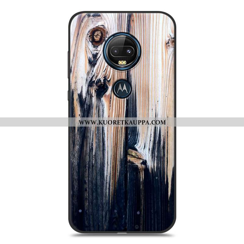 Kuori Moto G7 Plus, Kuoret Moto G7 Plus, Kotelo Moto G7 Plus Luova Kukkakuvio Puhelimen Pehmeä Neste