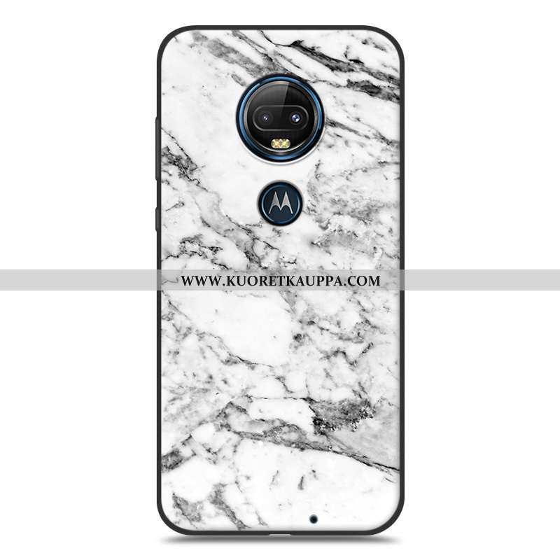 Kuori Moto G7 Plus, Kuoret Moto G7 Plus, Kotelo Moto G7 Plus Luova Kukkakuvio Puhelimen Pehmeä Neste
