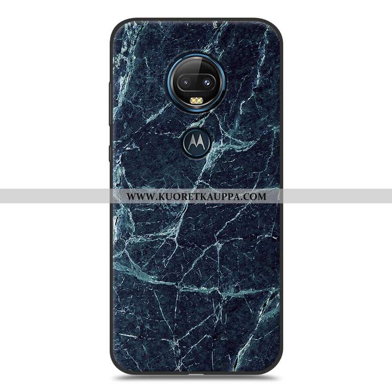 Kuori Moto G7 Plus, Kuoret Moto G7 Plus, Kotelo Moto G7 Plus Luova Kukkakuvio Puhelimen Pehmeä Neste