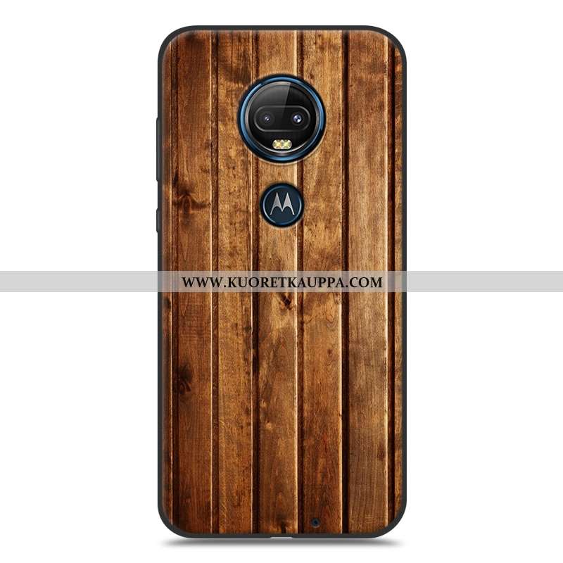 Kuori Moto G7 Plus, Kuoret Moto G7 Plus, Kotelo Moto G7 Plus Luova Kukkakuvio Puhelimen Pehmeä Neste