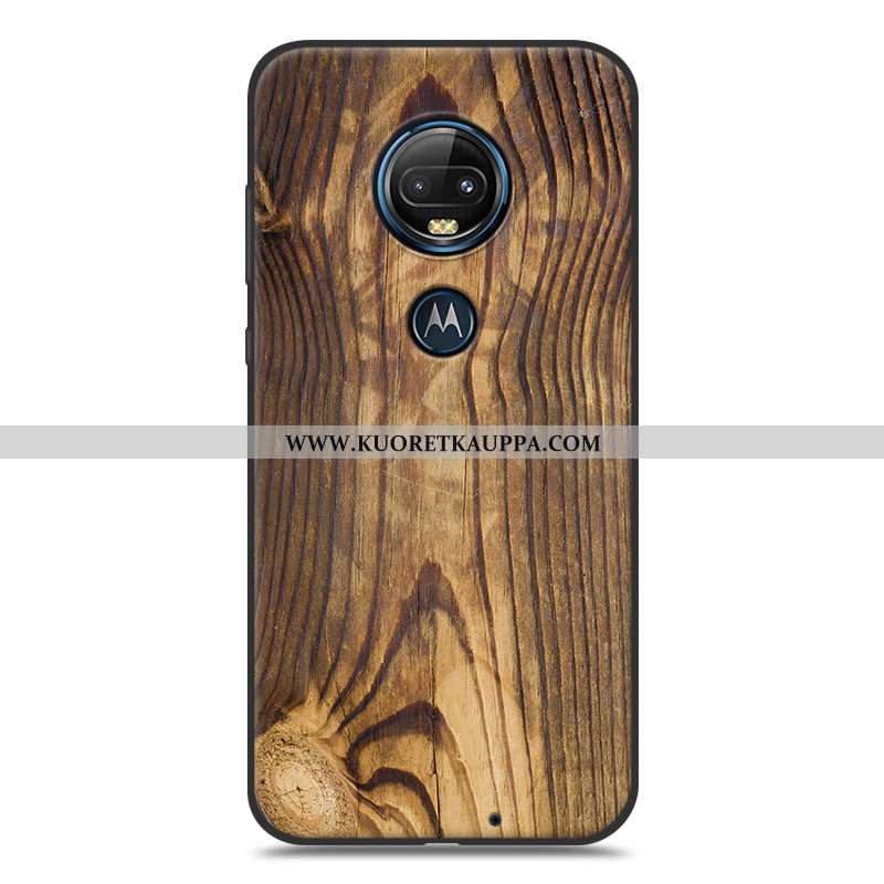 Kuori Moto G7 Plus, Kuoret Moto G7 Plus, Kotelo Moto G7 Plus Luova Kukkakuvio Puhelimen Pehmeä Neste