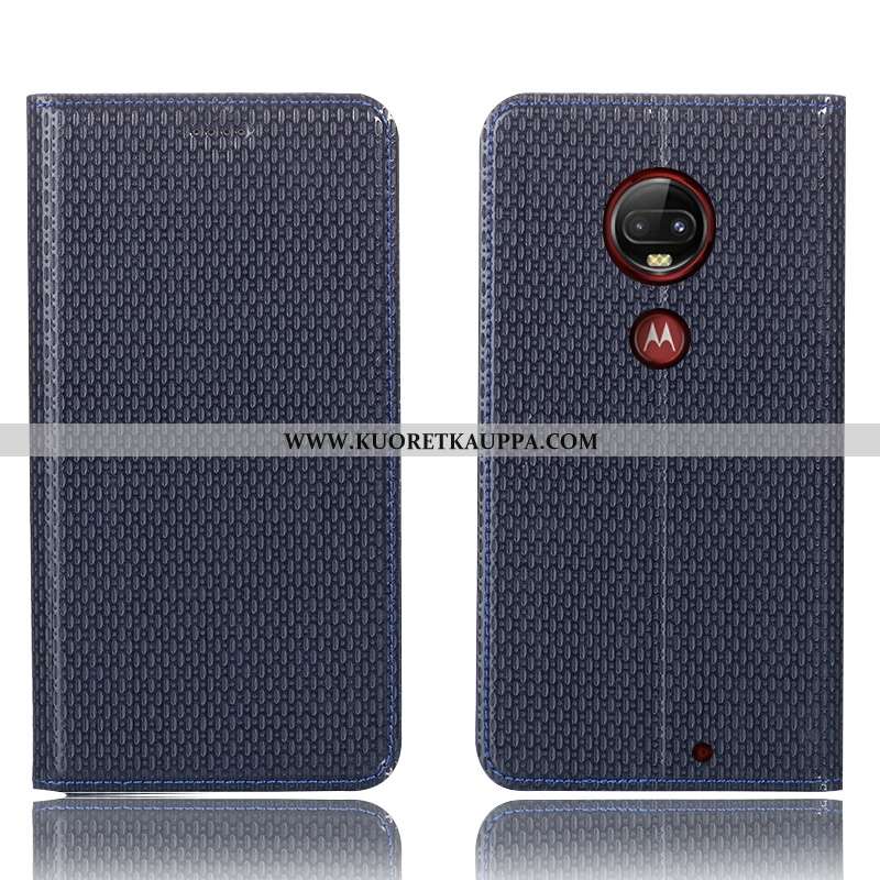 Kuori Moto G7 Plus, Kuoret Moto G7 Plus, Kotelo Moto G7 Plus Nahkakuori Suojaus All Inclusive Puheli