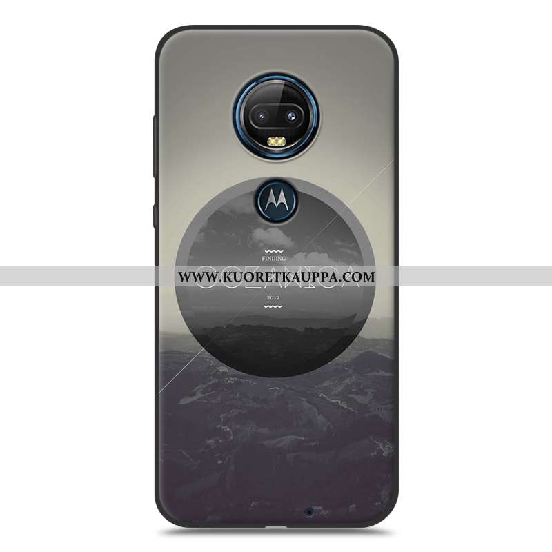 Kuori Moto G7 Plus, Kuoret Moto G7 Plus, Kotelo Moto G7 Plus Silikoni Suojaus Luova Pehmeä Neste Sar