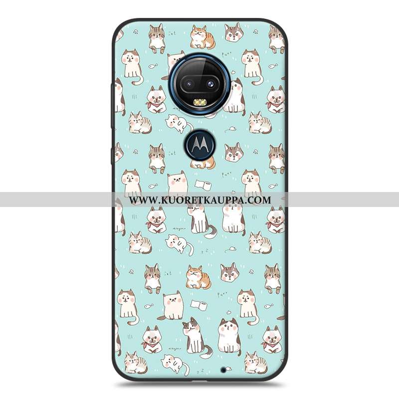 Kuori Moto G7 Plus, Kuoret Moto G7 Plus, Kotelo Moto G7 Plus Silikoni Suojaus Luova Pehmeä Neste Sar
