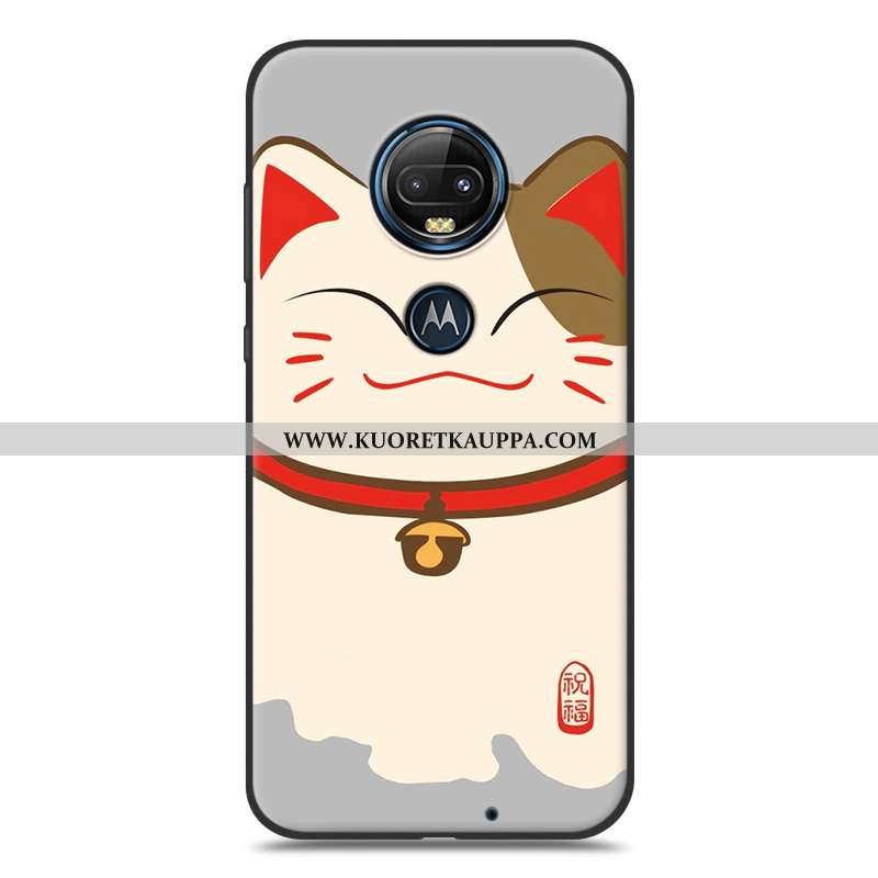 Kuori Moto G7 Plus, Kuoret Moto G7 Plus, Kotelo Moto G7 Plus Silikoni Suojaus Luova Pehmeä Neste Sar