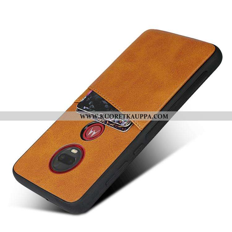 Kuori Moto G7 Plus, Kuoret Moto G7 Plus, Kotelo Moto G7 Plus Silikoni Suojaus Puhelimen Kortti Kelta