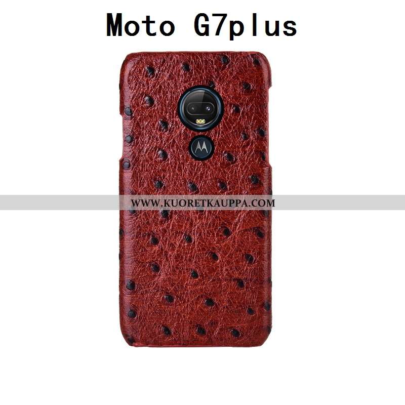 Kuori Moto G7 Plus, Kuoret Moto G7 Plus, Kotelo Moto G7 Plus Ylellisyys Persoonallisuus Muokata Must