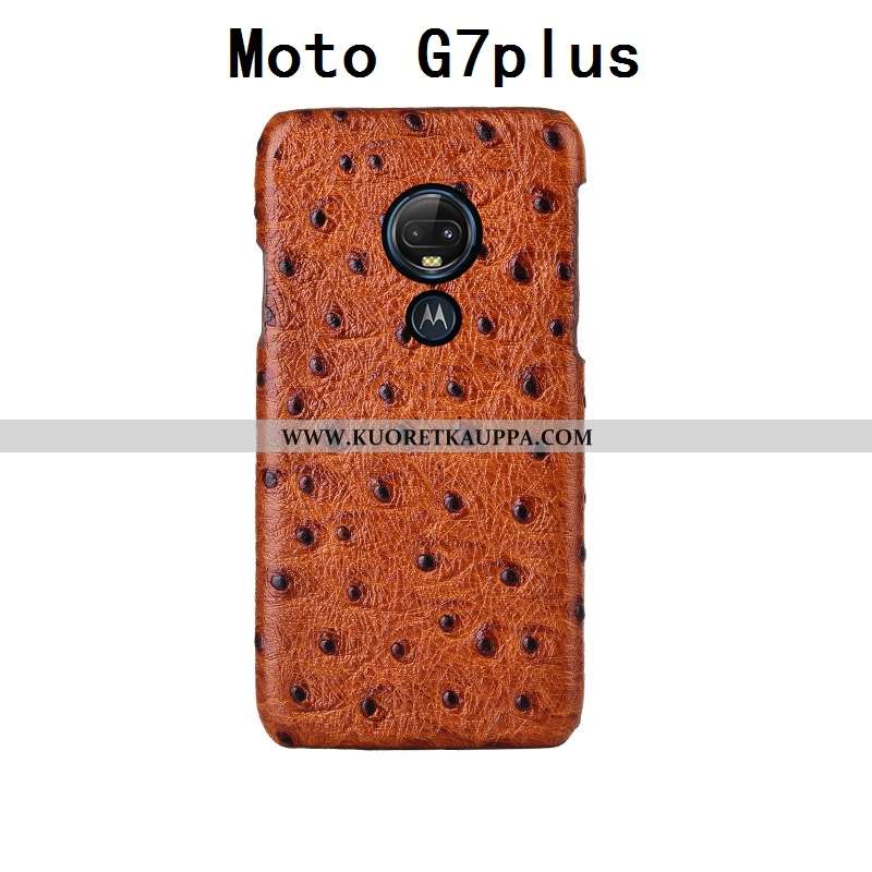 Kuori Moto G7 Plus, Kuoret Moto G7 Plus, Kotelo Moto G7 Plus Ylellisyys Persoonallisuus Muokata Must