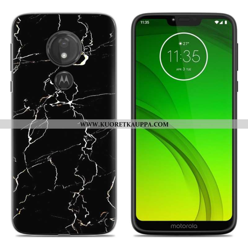 Kuori Moto G7 Power, Kuoret Moto G7 Power, Kotelo Moto G7 Power Silikoni Persoonallisuus Sininen Puh