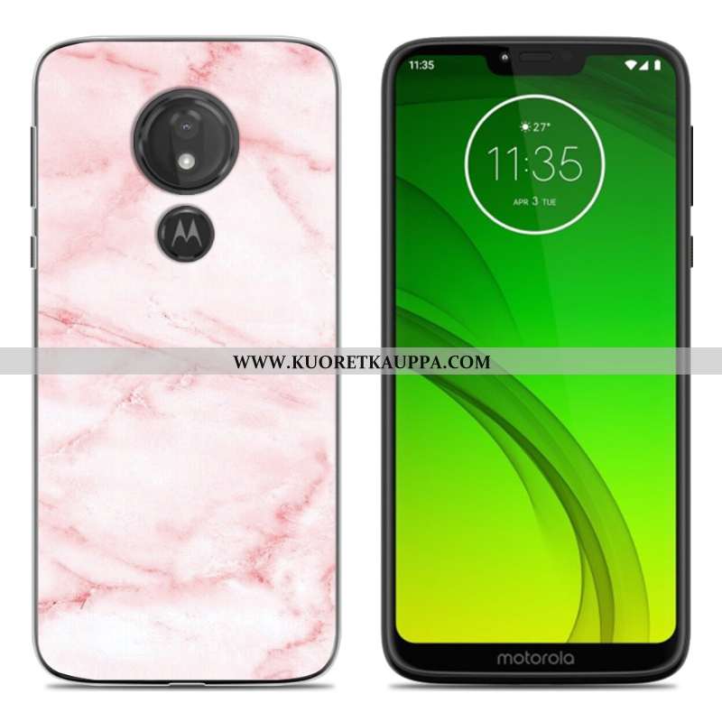 Kuori Moto G7 Power, Kuoret Moto G7 Power, Kotelo Moto G7 Power Silikoni Persoonallisuus Sininen Puh