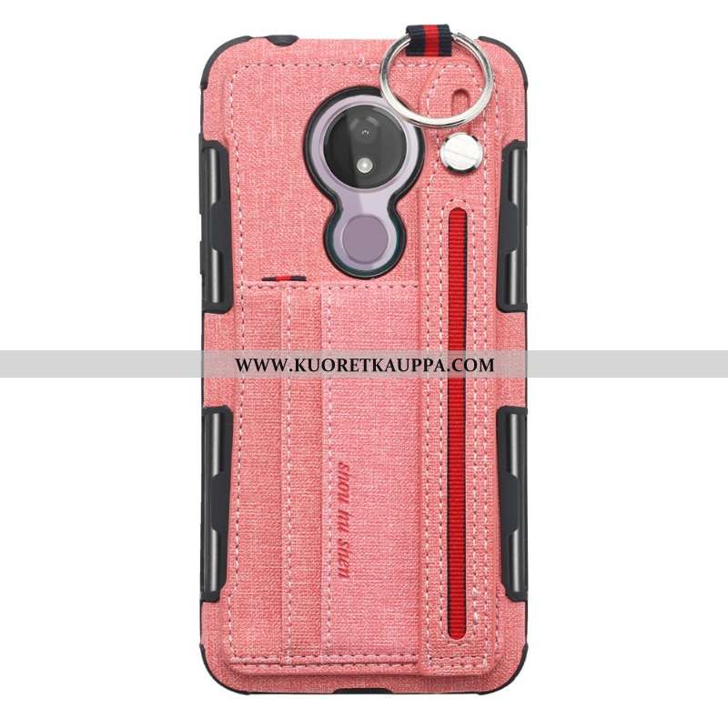 Kuori Moto G7 Power, Kuoret Moto G7 Power, Kotelo Moto G7 Power Suojaus Jauhe Puhelimen Pinkki