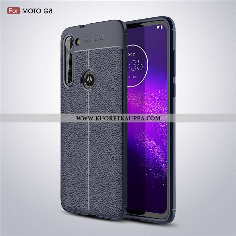 Kuori Moto G8, Kuoret Moto G8, Kotelo Moto G8 Pehmeä Neste Suojaus Puhelimen Liukumaton Mustat