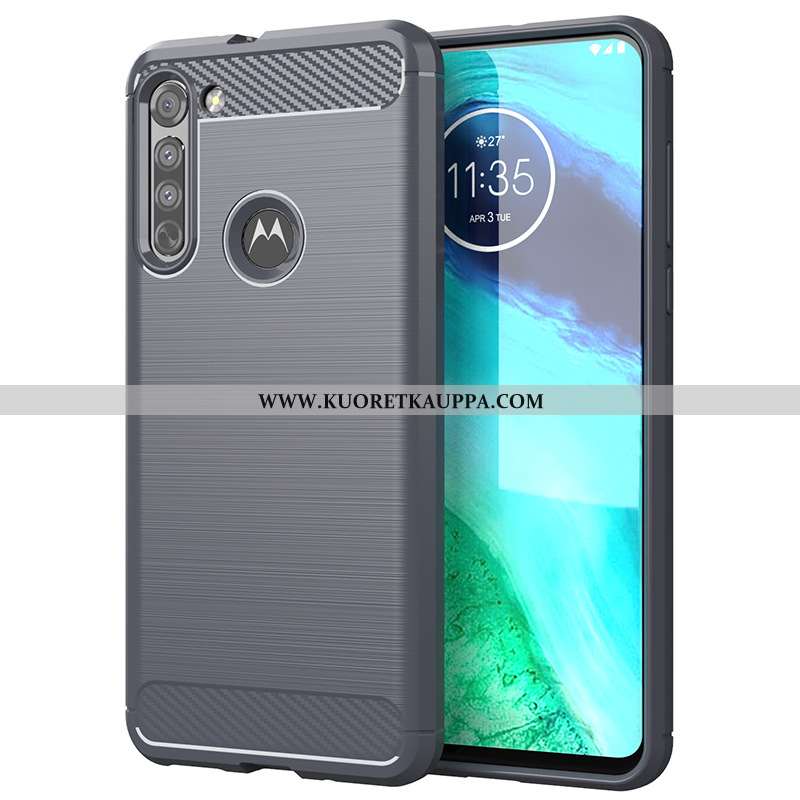 Kuori Moto G8, Kuoret Moto G8, Kotelo Moto G8 Silikoni Suojaus Puhelimen Harmaa