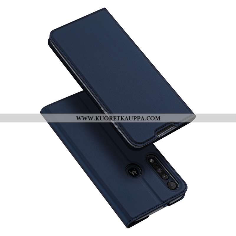 Kuori Moto G8 Plus, Kuoret Moto G8 Plus, Kotelo Moto G8 Plus Nahkakuori Suojaus Liiketoiminta Puheli