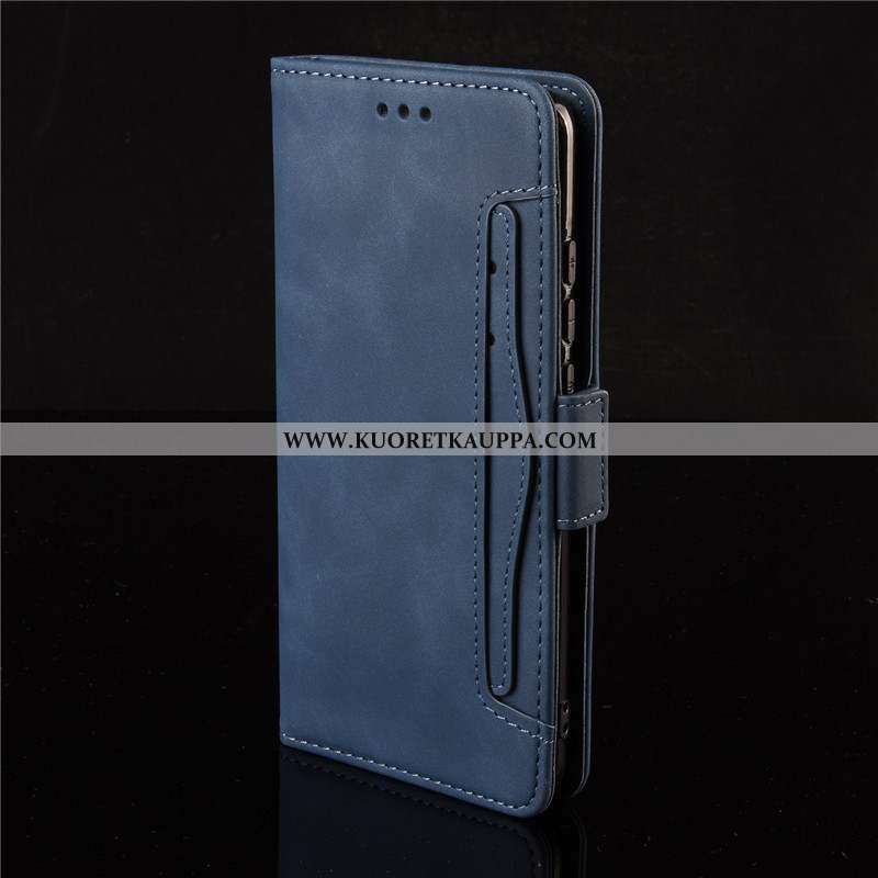 Kuori Moto G8 Plus, Kuoret Moto G8 Plus, Kotelo Moto G8 Plus Nahkakuori Suojaus Musta Puhelimen Must