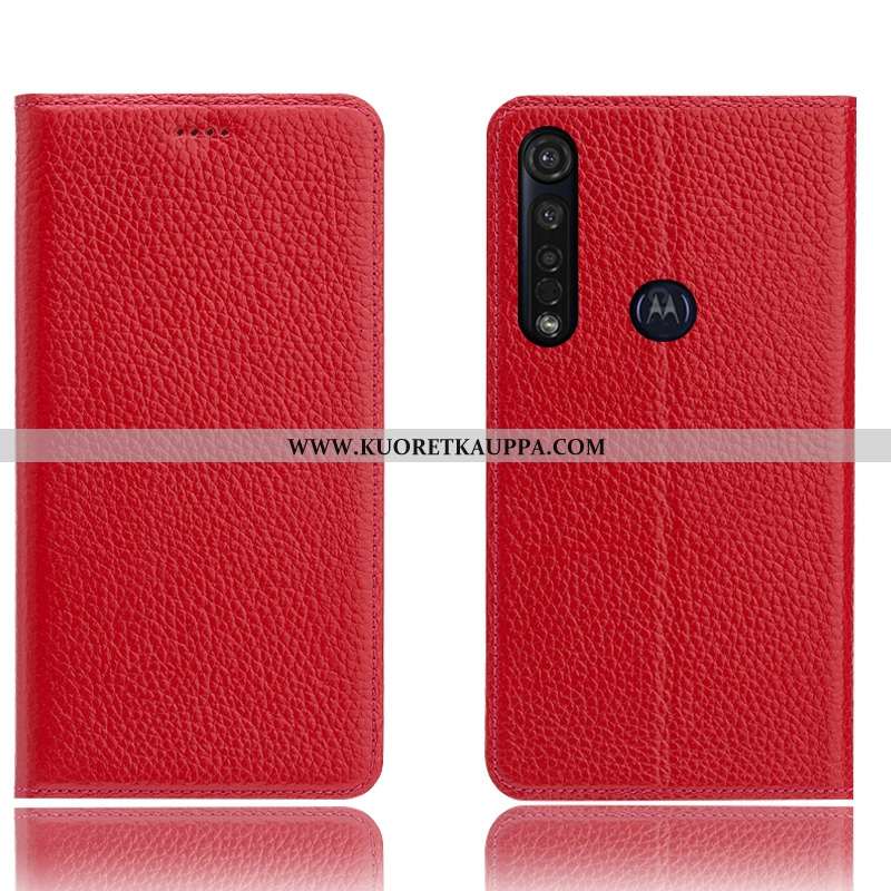 Kuori Moto G8 Plus, Kuoret Moto G8 Plus, Kotelo Moto G8 Plus Nahkakuori Suojaus Puhelimen All Inclus