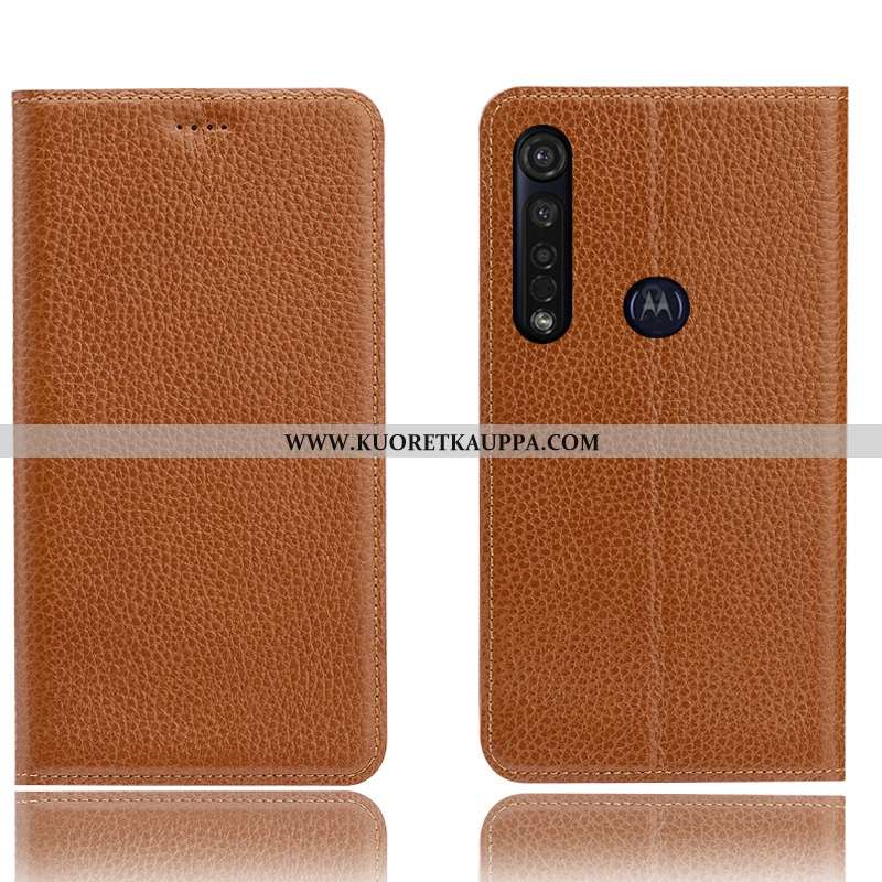 Kuori Moto G8 Plus, Kuoret Moto G8 Plus, Kotelo Moto G8 Plus Nahkakuori Suojaus Puhelimen All Inclus