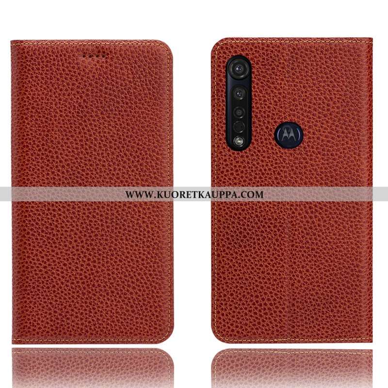 Kuori Moto G8 Plus, Kuoret Moto G8 Plus, Kotelo Moto G8 Plus Nahkakuori Suojaus Puhelimen All Inclus