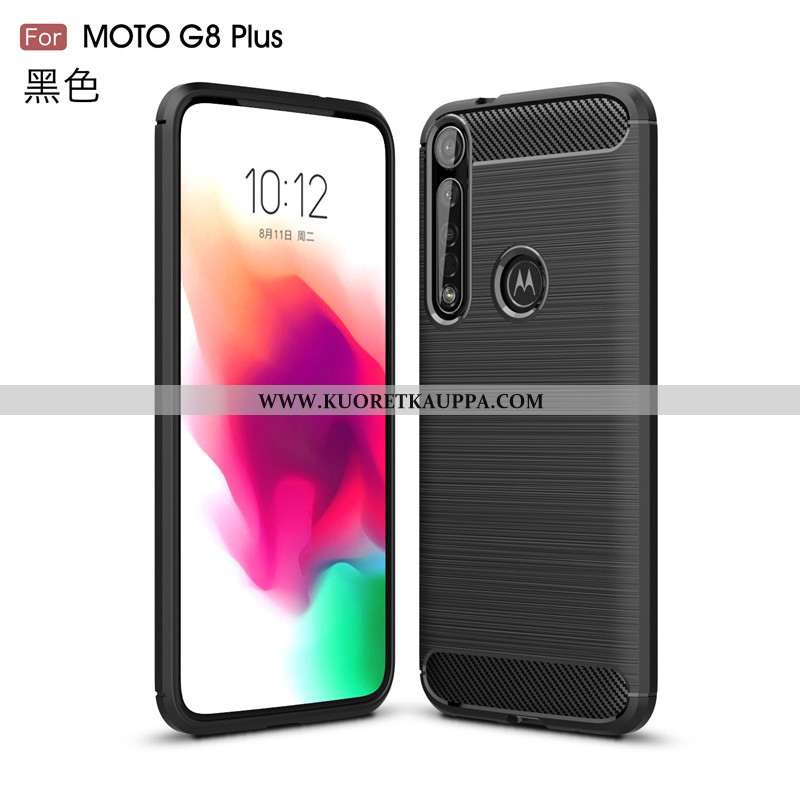Kuori Moto G8 Plus, Kuoret Moto G8 Plus, Kotelo Moto G8 Plus Pehmeä Neste Suojaus Liukumaton Johdin 