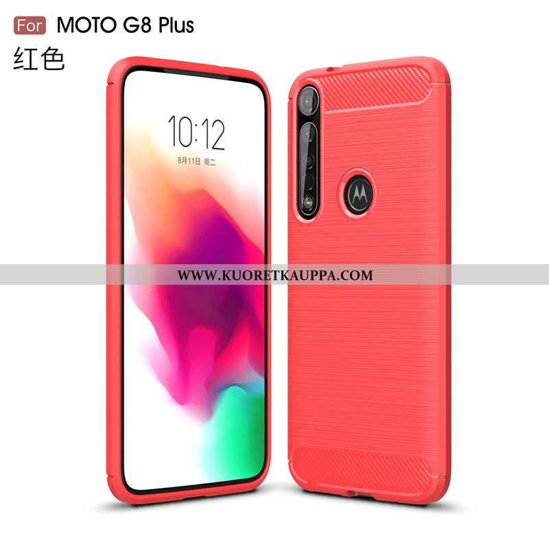 Kuori Moto G8 Plus, Kuoret Moto G8 Plus, Kotelo Moto G8 Plus Pehmeä Neste Suojaus Liukumaton Johdin 