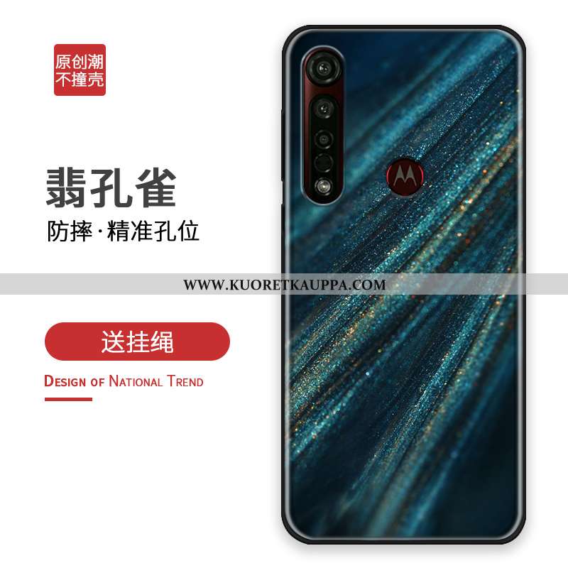 Kuori Moto G8 Plus, Kuoret Moto G8 Plus, Kotelo Moto G8 Plus Suuntaus Silikoni Suojaus Hopea