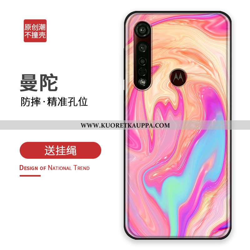 Kuori Moto G8 Plus, Kuoret Moto G8 Plus, Kotelo Moto G8 Plus Suuntaus Silikoni Suojaus Hopea