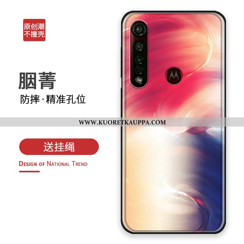 Kuori Moto G8 Plus, Kuoret Moto G8 Plus, Kotelo Moto G8 Plus Suuntaus Silikoni Suojaus Hopea