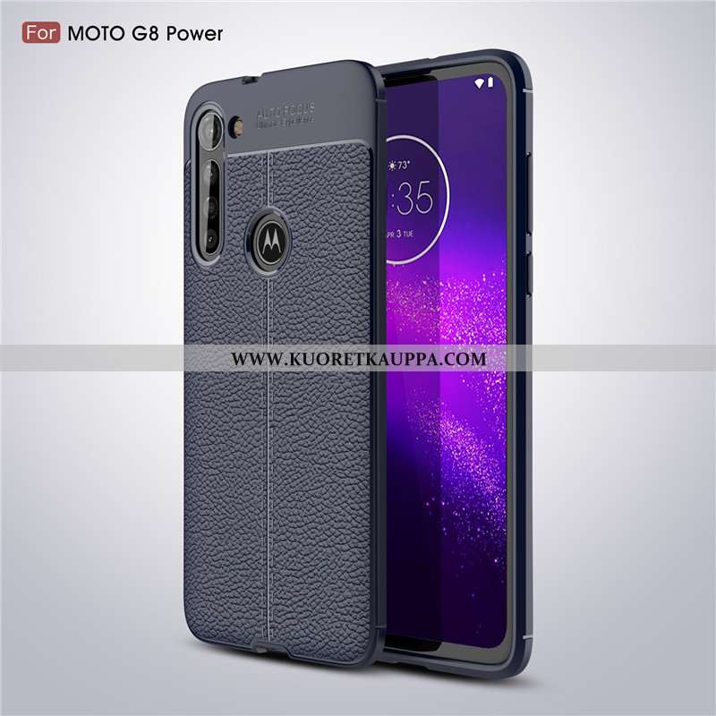 Kuori Moto G8 Power, Kuoret Moto G8 Power, Kotelo Moto G8 Power Kukkakuvio Pehmeä Neste Nahka Litsi 