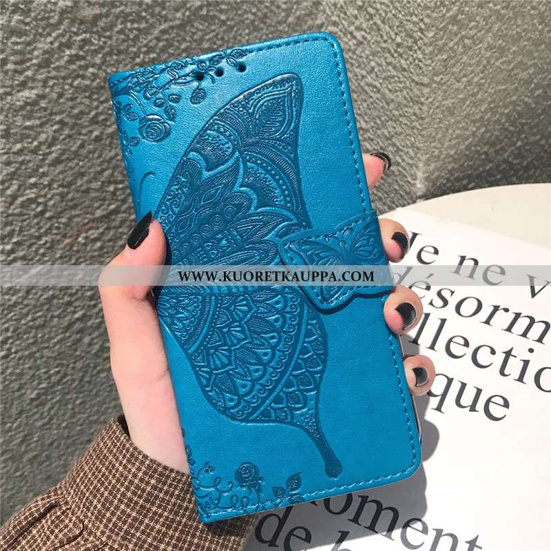 Kuori Moto G8 Power, Kuoret Moto G8 Power, Kotelo Moto G8 Power Nahka Suojaus Jauhe Pinkki