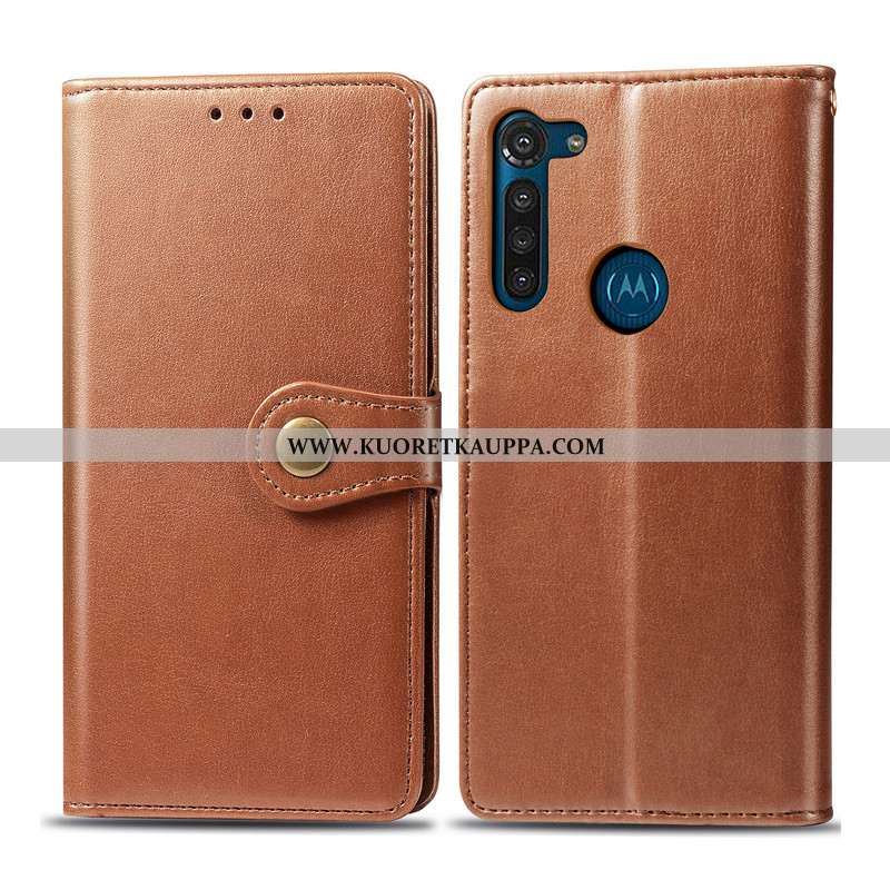 Kuori Moto G8 Power, Kuoret Moto G8 Power, Kotelo Moto G8 Power Nahka Suojaus Ripustettavat Koristee