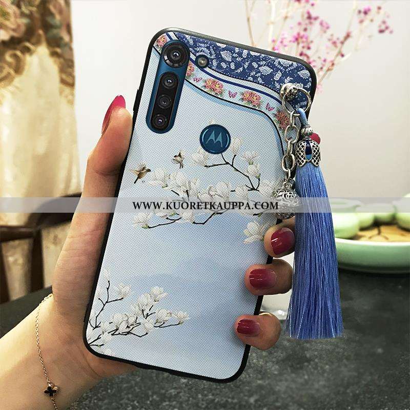 Kuori Moto G8 Power, Kuoret Moto G8 Power, Kotelo Moto G8 Power Suojaus Ripustettavat Koristeet Tuul