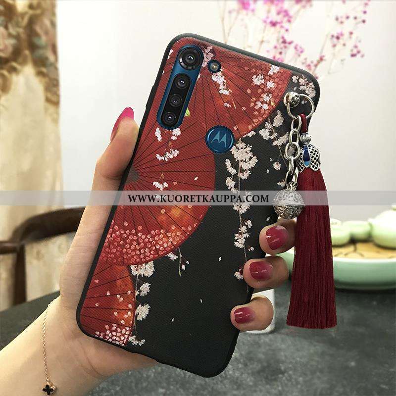 Kuori Moto G8 Power, Kuoret Moto G8 Power, Kotelo Moto G8 Power Suojaus Ripustettavat Koristeet Tuul