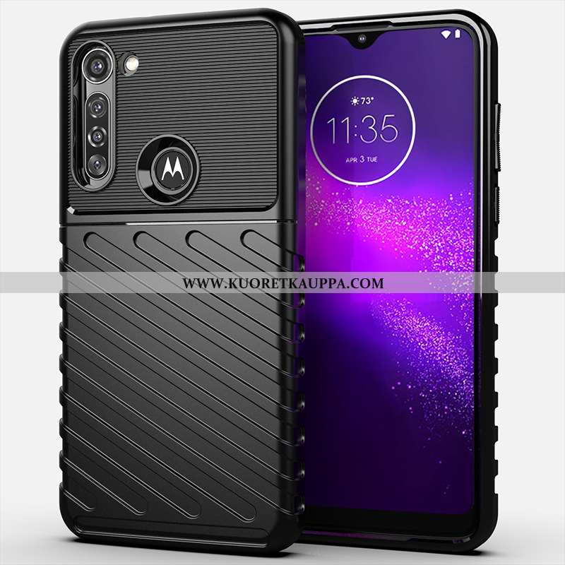 Kuori Moto G8 Power, Kuoret Moto G8 Power, Kotelo Moto G8 Power Suojaus Silikoni Musta Puhelimen Mus