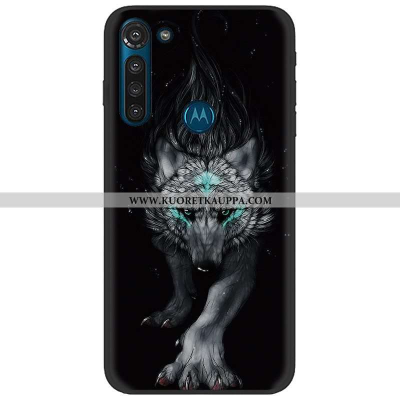 Kuori Moto G8 Power, Kuoret Moto G8 Power, Kotelo Moto G8 Power Suuntaus Pehmeä Neste Pesty Suede Mu