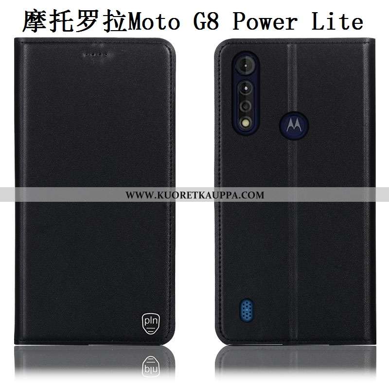 Kuori Moto G8 Power Lite, Kuoret Moto G8 Power Lite, Kotelo Moto G8 Power Lite Kukkakuvio Suojaus Pu