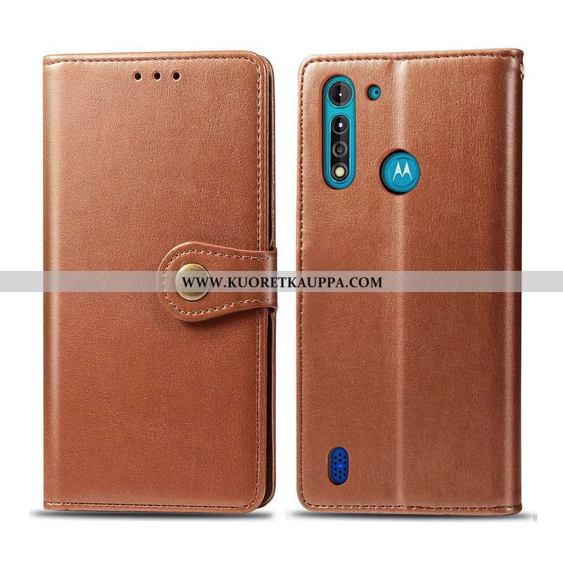 Kuori Moto G8 Power Lite, Kuoret Moto G8 Power Lite, Kotelo Moto G8 Power Lite Nahkakuori Ripustetta