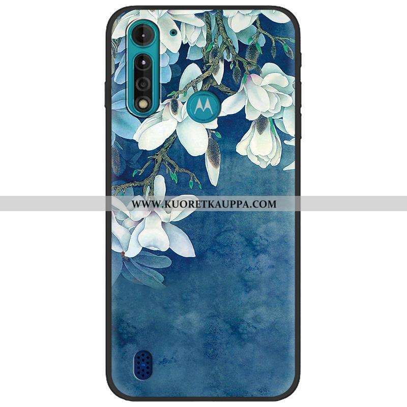 Kuori Moto G8 Power Lite, Kuoret Moto G8 Power Lite, Kotelo Moto G8 Power Lite Pesty Suede Luova Naa