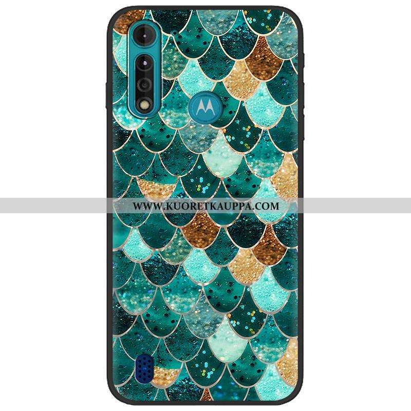 Kuori Moto G8 Power Lite, Kuoret Moto G8 Power Lite, Kotelo Moto G8 Power Lite Pesty Suede Luova Naa