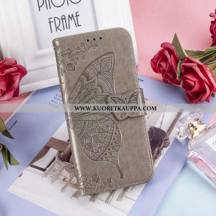 Kuori Moto G8 Power Lite, Kuoret Moto G8 Power Lite, Kotelo Moto G8 Power Lite Salkku Nahkakuori Sim