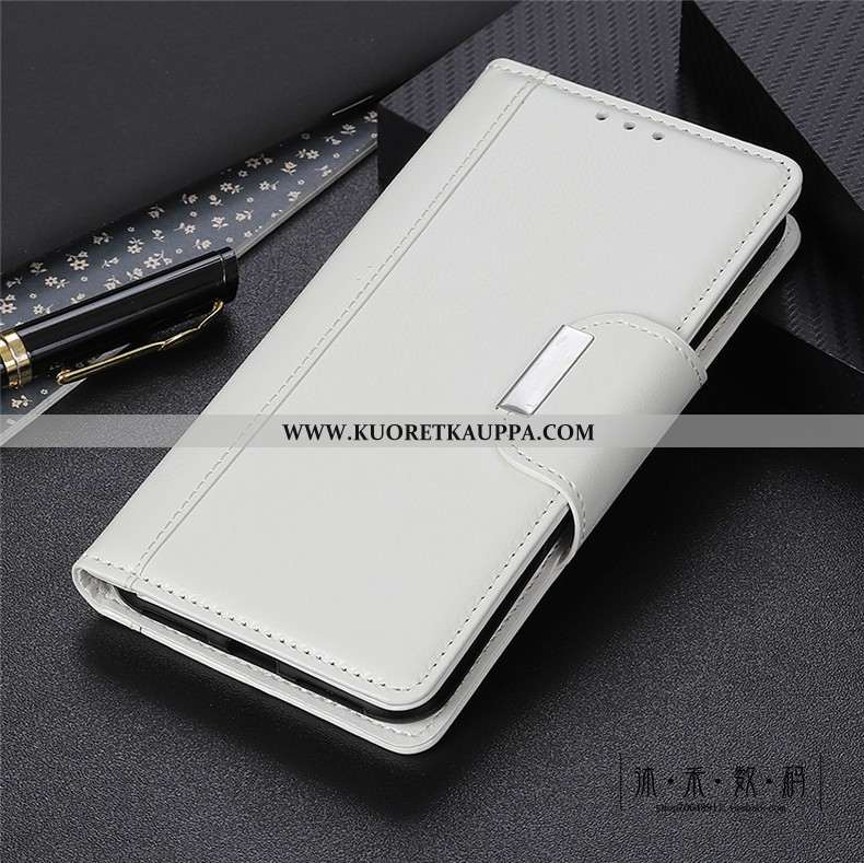 Kuori Moto G8 Power Lite, Kuoret Moto G8 Power Lite, Kotelo Moto G8 Power Lite Suojaus Aito Nahka Le