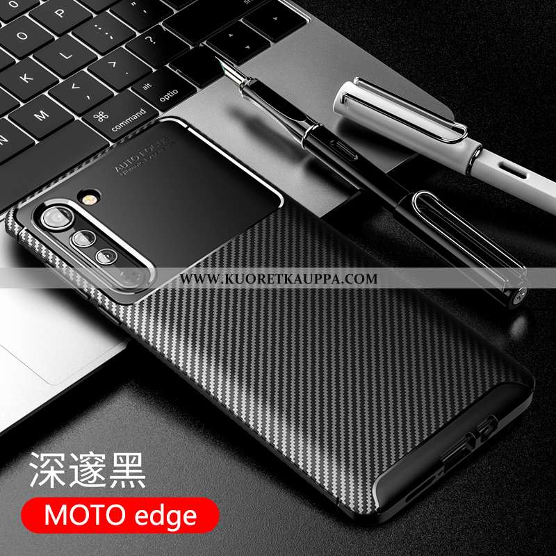 Kuori Motorola Edge, Kuoret Motorola Edge, Kotelo Motorola Edge Suojaus Pesty Suede Silikoni Murtuma